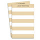 Tan Stripe Notepad Image 1 of 2
